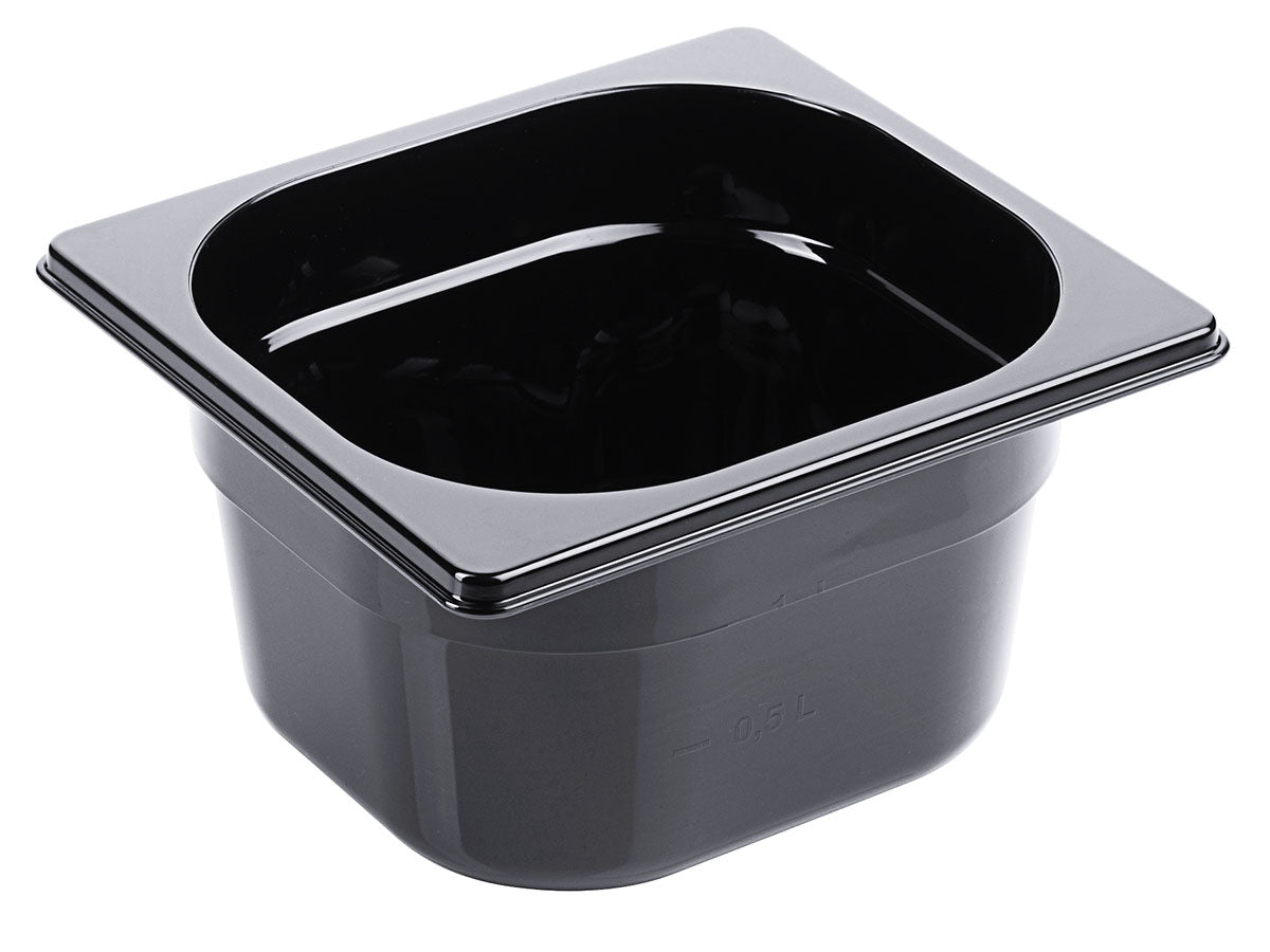 GN-Behälter aus Polycarbonat schwarz Tiefe 65-150mm Contacto - CPGASTRO