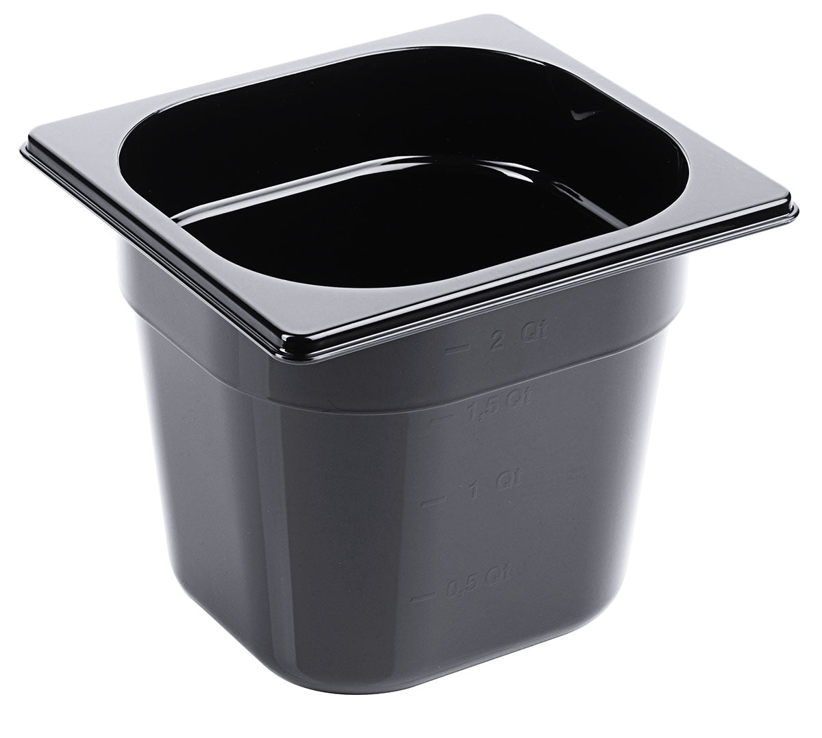 GN-Behälter aus Polycarbonat schwarz Tiefe 65-150mm Contacto - CPGASTRO