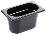 GN-Behälter aus Polycarbonat schwarz Tiefe 65-150mm Contacto - CPGASTRO