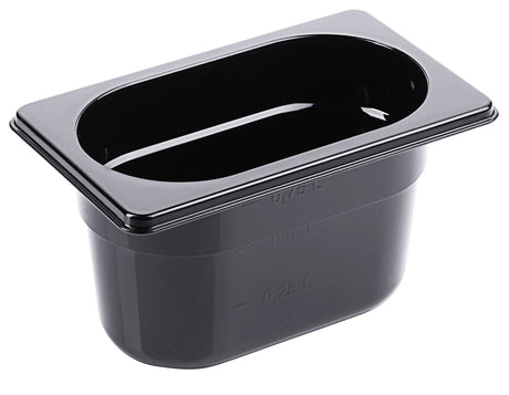 GN-Behälter aus Polycarbonat schwarz Tiefe 65-150mm Contacto - CPGASTRO