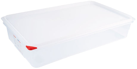 GN Lebensmittelbehälter 65-200 mm Tiefe mit HACCP Farbclip Deckel Contacto - CPGASTRO