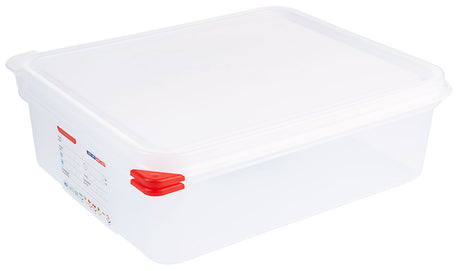 GN Lebensmittelbehälter 65-200 mm Tiefe mit HACCP Farbclip Deckel Contacto - CPGASTRO