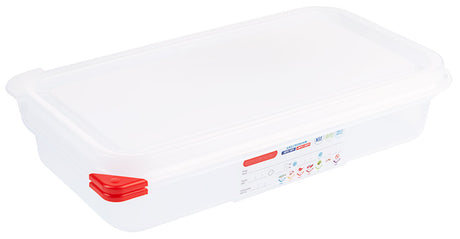 GN Lebensmittelbehälter 65-200 mm Tiefe mit HACCP Farbclip Deckel Contacto - CPGASTRO