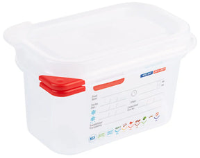 GN Lebensmittelbehälter 65-200 mm Tiefe mit HACCP Farbclip Deckel - CPGASTRO