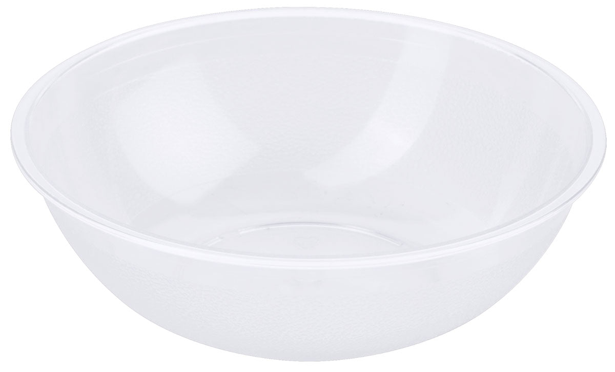 Serving bowl 0.5-10 liters transparent polycarbonate
