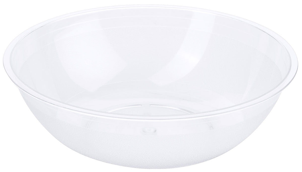 Serving bowl 0.5-10 liters transparent polycarbonate