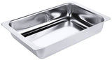 Edelstahl Schale rechteckig 24-37,5 cm Contacto - CPGASTRO