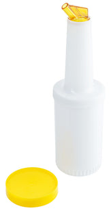 Dosier-/ Vorratsbehälter 1-2 Liter mit Ausguss & Deckel 7 Farben Contacto - CPGASTRO