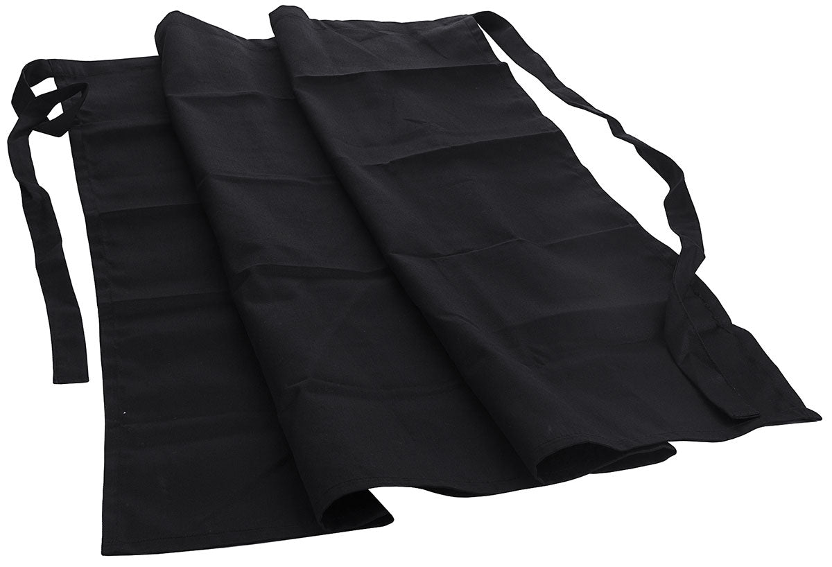 Bistro-Schürze / Vorbinder 50-80 cm Länge 3 Farben