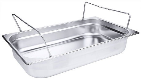 Edelstahl GN-Behälter mit Bügelgriffen verschiedene Größen Contacto - CPGASTRO