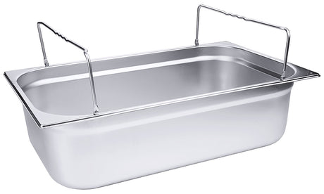 Edelstahl GN-Behälter mit Bügelgriffen verschiedene Größen Contacto - CPGASTRO