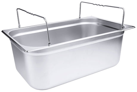 Edelstahl GN-Behälter mit Bügelgriffen verschiedene Größen Contacto - CPGASTRO