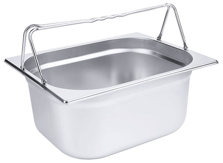 Edelstahl GN-Behälter mit Bügelgriffen verschiedene Größen Contacto - CPGASTRO