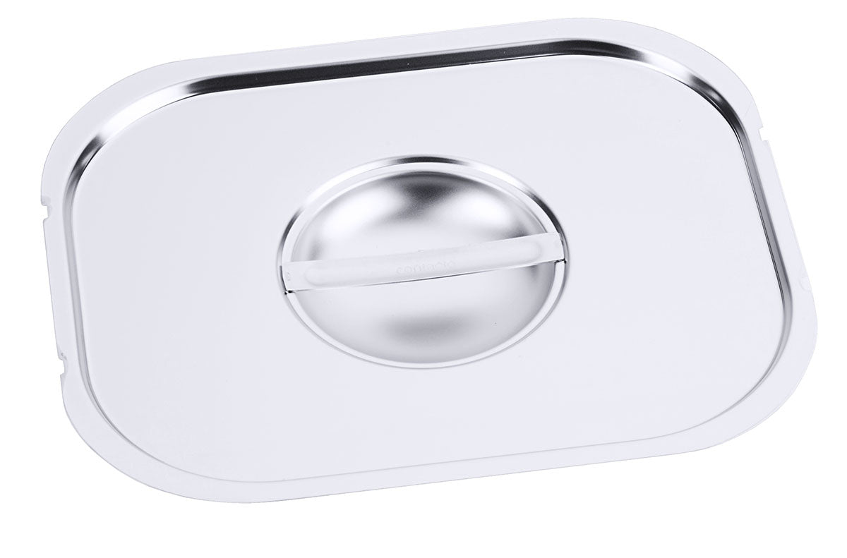 Edelstahl GN-Deckel für 6711 Aussparung für Bügelgriffe Contacto - CPGASTRO