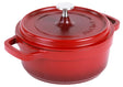 Aluminiumguss Cocotte rund 20 cm rot AluChef  CPGASTRO