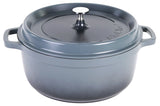 Aluminiumguss Cocotte Schmorkochtopf rund 28 cm grau AluChef - CPGASTRO