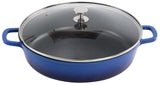Aluminium Bräter rund 32 cm blau AluChef - CPGASTRO
