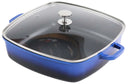 Bräter quadratisch 28x28 cm mit Glasdeckel - CPGASTRO