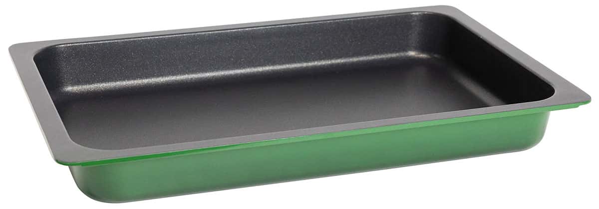 AluChef® Bräter GN 1/1 grün hochwertigem Aluminiumguss