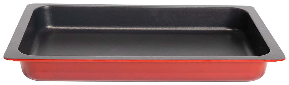 AluChef® Bräter GN 1/1 rot Aluminiumguss