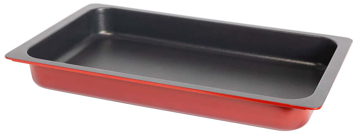AluChef® Bräter GN 1/1 rot Aluminiumguss