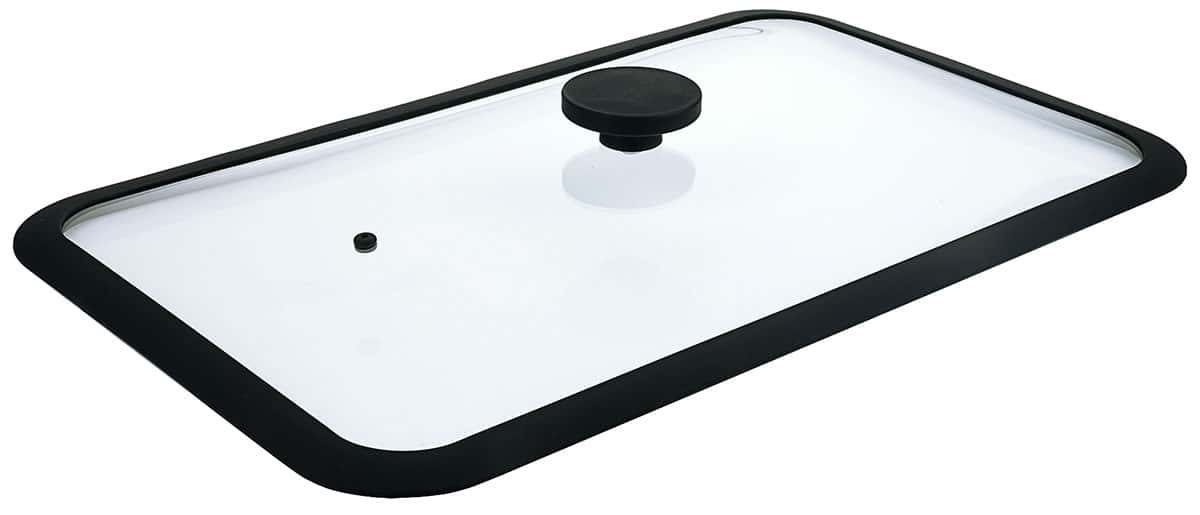 AluChef® Glasdeckel aus hitzebeständigem Glas GN 1/1