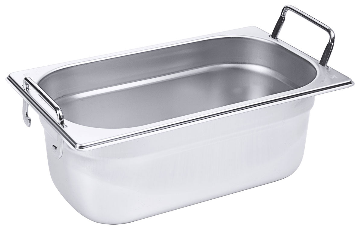 Edelstahl GN-Behälter mit Fallgriffen Contacto - CPGASTRO