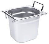 Edelstahl GN-Behälter mit Fallgriffen Contacto - CPGASTRO