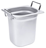 Edelstahl GN-Behälter mit Fallgriffen Contacto - CPGASTRO