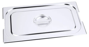 Edelstahl Gastronorm GN-Deckel für 7211-7223 mit Griff-Aussparung - CPGASTRO