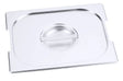 Edelstahl Gastronorm GN-Deckel für 7211-7223 mit Griff-Aussparung - CPGASTRO
