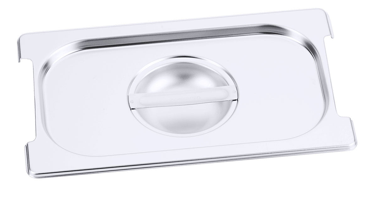 Edelstahl Gastronorm GN-Deckel für 7211-7223 mit Griff-Aussparung