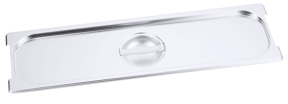 Edelstahl Gastronorm GN-Deckel für 7211-7223 mit Griff-Aussparung