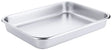 Edelstahl Schale rechteckig Länge 35-65 cm matt poliert Contacto - CPGASTRO