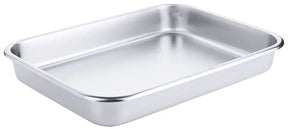 Edelstahl Schale rechteckig Länge 35-65 cm matt poliert - CPGASTRO