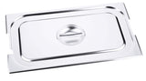 Edelstahl Gastronorm GN-Deckel für 7211-7223 mit Löffel & Griff-Aussparung