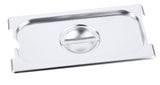 Edelstahl Gastronorm GN-Deckel für 7211-7223 mit Löffel & Griff-Aussparung