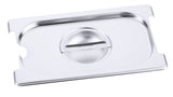 Edelstahl Gastronorm GN-Deckel für 7211-7223 mit Löffel & Griff-Aussparung