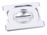 Edelstahl Gastronorm GN-Deckel für 7211-7223 mit Löffel & Griff-Aussparung