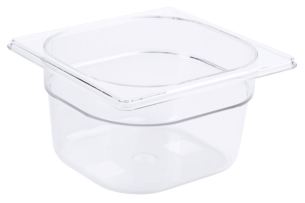 GN-Behälter aus Polycarbonat klar transparent Tiefe 65-200mm Contacto - CPGASTRO
