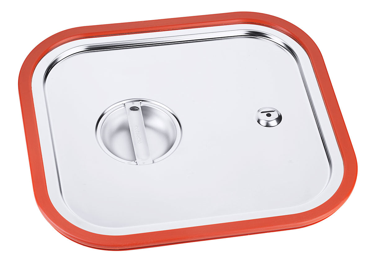 Edelstahl Gastronorm GN-Deckel mit Gummidichtung verschiedene Größen Contacto - CPGASTRO