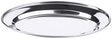 Contacto Edelstahl Bratenplatte oval 25 cm 