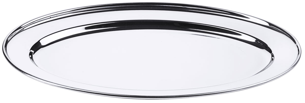 Contacto Edelstahl Bratenplatte oval 35 cm 