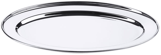 Contacto Edelstahl Bratenplatte oval 35 cm 