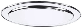 Edelstahl Bratenplatte oval 40 cm - CPGASTRO