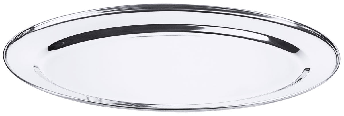 Contacto Edelstahl Bratenplatte oval 45 cm 