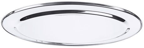 Contacto Edelstahl Bratenplatte oval 45 cm 