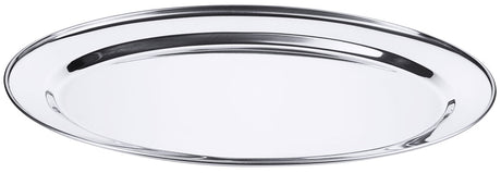 Contacto Edelstahl Bratenplatte oval 50 cm 