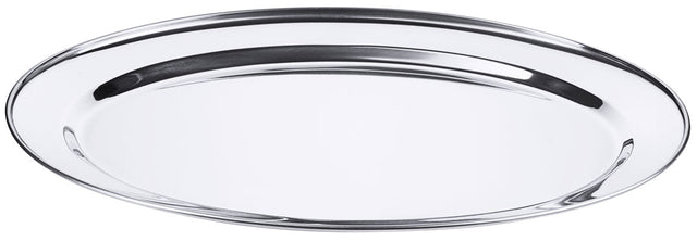 Contacto Edelstahl Bratenplatte oval 50 cm 