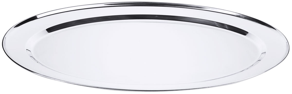 Contacto Edelstahl Bratenplatte oval 66 cm 